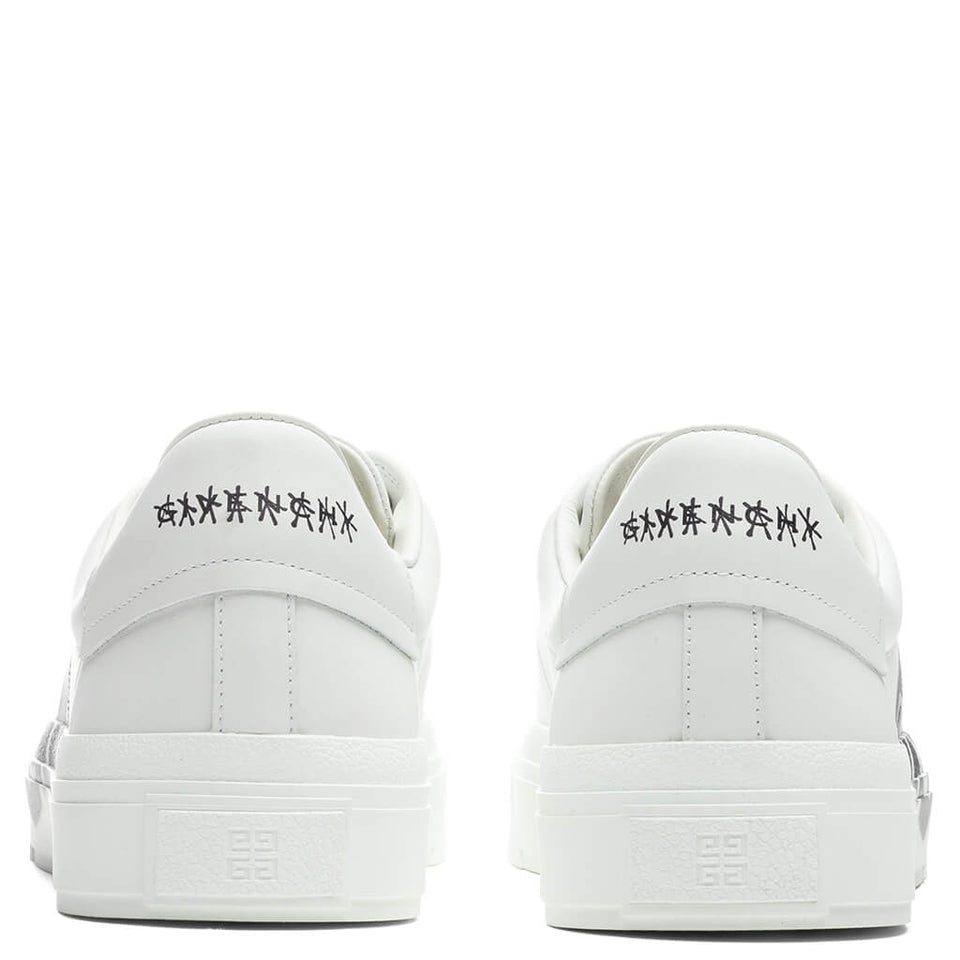 City Court Lace-Up Sneaker - White/Black