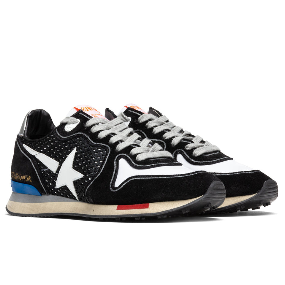 Running Sole Nylon - Black/Silver/White