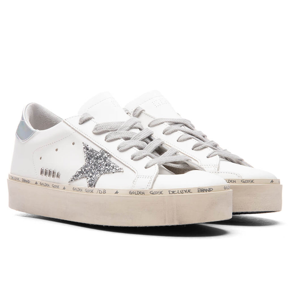 Women's Hi Star "Glitter Star" - White/Silver