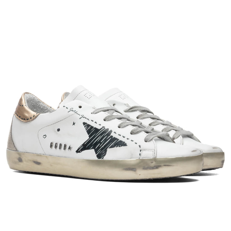 Women's Super-Star Sneakers - White/Black