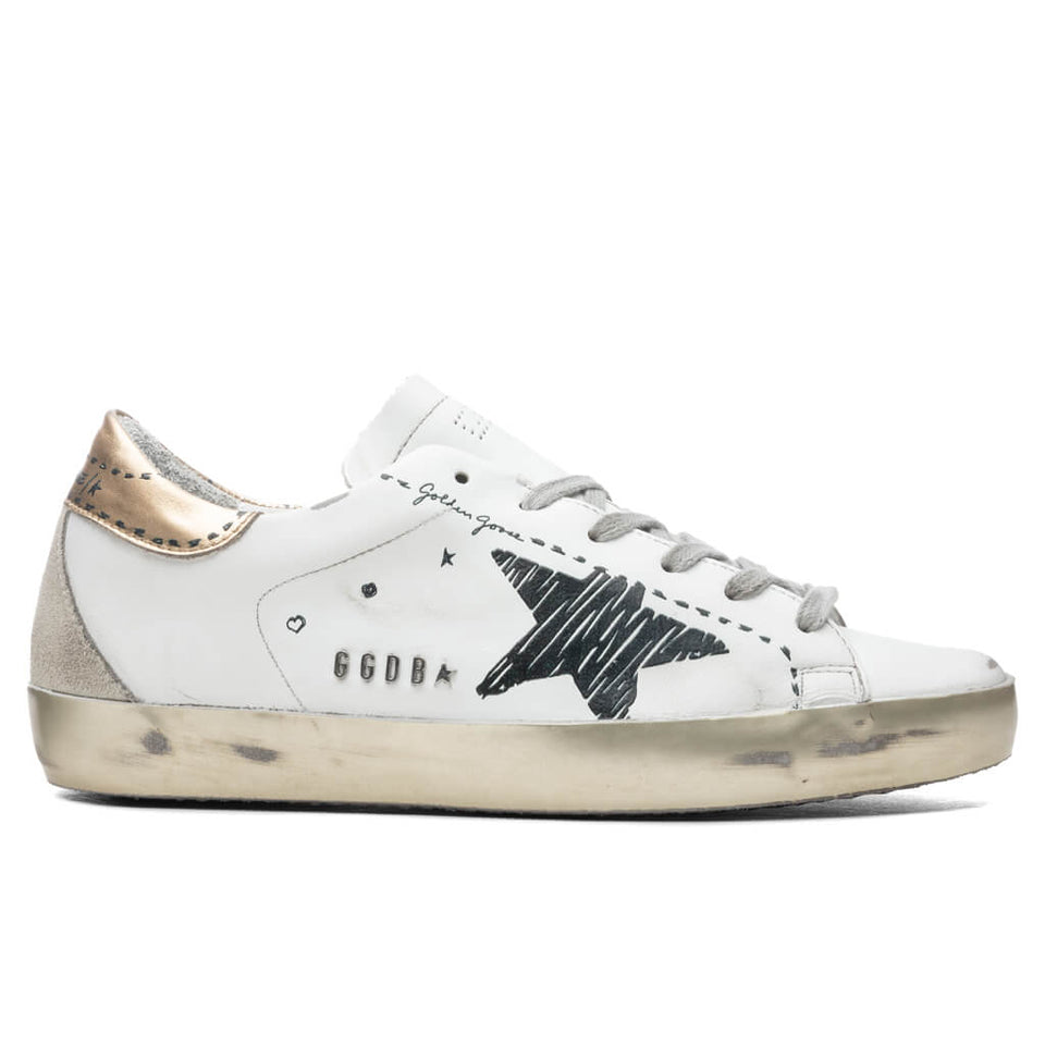 Women's Super-Star Sneakers - White/Black