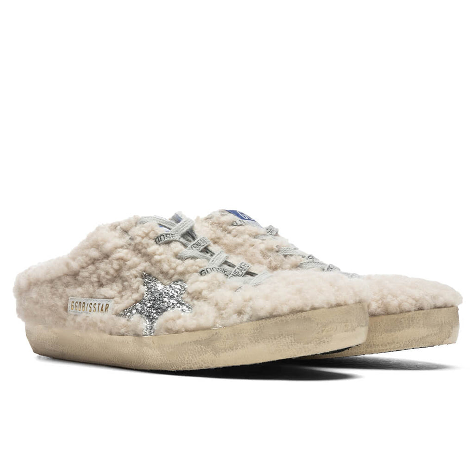 Women's Super-Star Sabot - Natural White/Silver