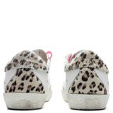 Women's Super-Star Sneakers - White/Silver/Cream Leopard