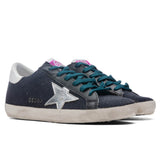 Women's Super-Star Sneakers - Black/Silver/White