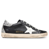 Women's Super-Star Sneakers - Black/White/Silver