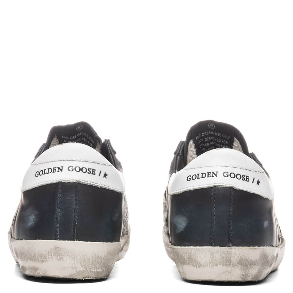 Women's Super-Star Sneakers - Black/Zebra/Red
