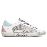 Women's Super-Star Sneakers - Silver/White/Ice