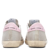 Women's Super-Star Sneakers - Silver/Black/Baby Pink