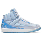 J Balvin x Air Jordan 2 - Celestine Blue/White-Multi-Color