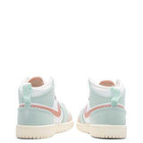 Air Jordan 1 Mid SE (PS) - White/Pink Oxford/Jade Ice