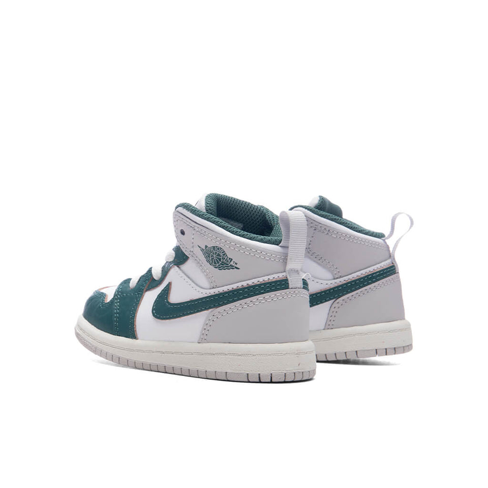 Jordan 1 Mid SE (TD) - White/Oxidized Green/Sail/Neutral Grey