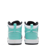 Air Jordan 1 Mid (PS) - White/Tropical Twist