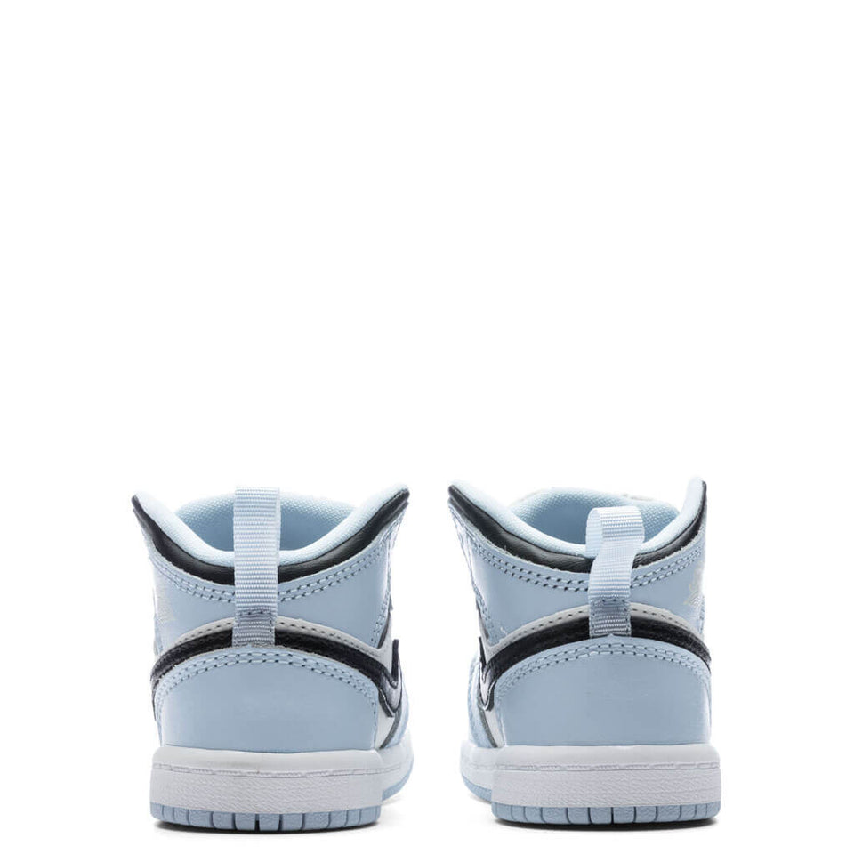 Jordan 1 Mid (TD) - Ice Blue/Black/White