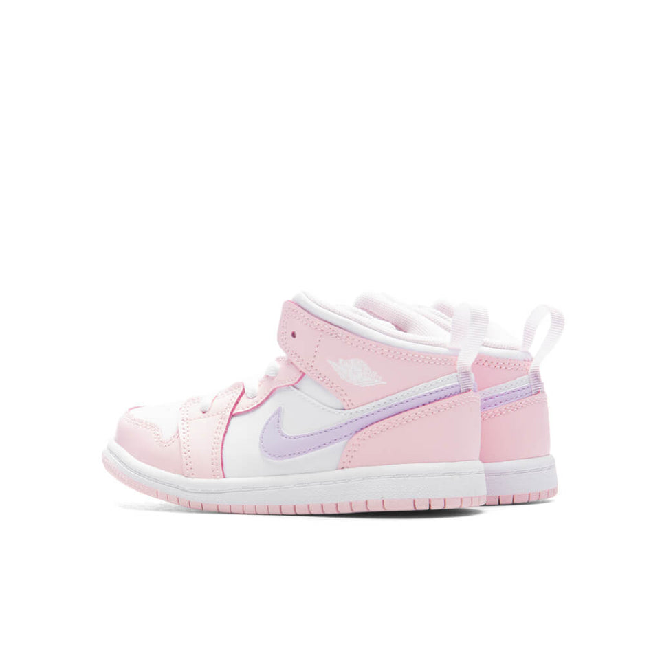 Jordan 1 Mid (TD) - Pink Wash/Violet Frost/White