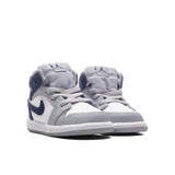 Jordan 1 Mid (TD) - White/Midnight Navy/Wolf Grey