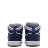 Jordan 1 Mid (TD) - White/Midnight Navy/Wolf Grey