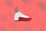 Air Jordan 12 Retro (PS) 'Cherry' - White/Black/Varsity Red