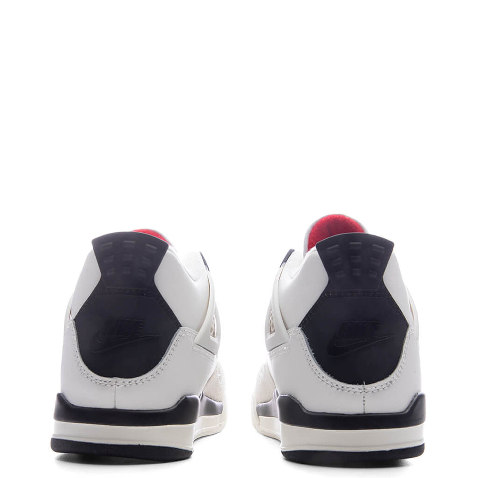 Air Jordan 4 Retro OG 'Flight Club' (PS) - Sail/Black/University Red
