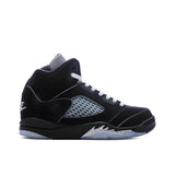 Air Jordan 5 Retro OG 'Black Metallic Reimagined' (PS) - Black/White/Metallic Silver/Fire Red