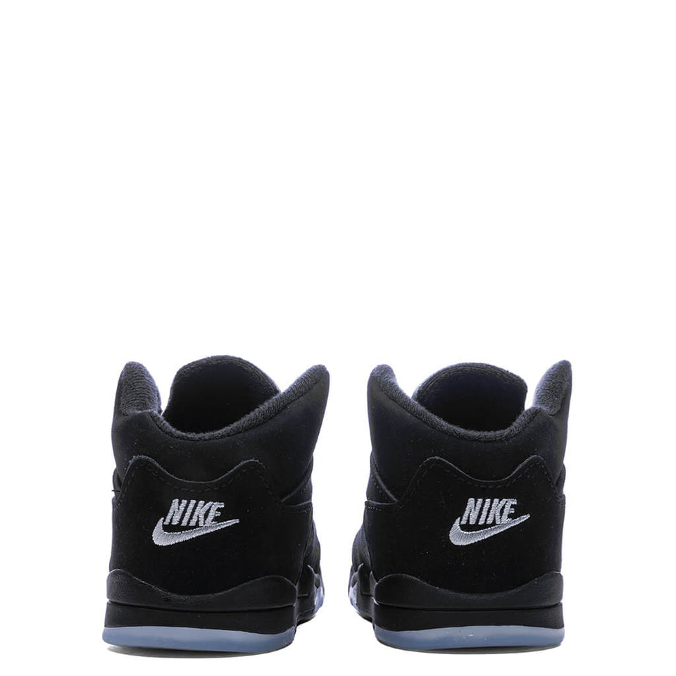 Air Jordan 5 Retro OG 'Black Metallic Reimagined' (TD) - Black/White/Metallic Silver/Fire Red