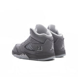Air Jordan 5 Retro 'Wolf Grey' (TD) - Light Graphite/White/Wolf Grey