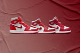 Air Jordan 1 Retro High OG (PS) - Light Iron Ore/Varsity Red/Sail