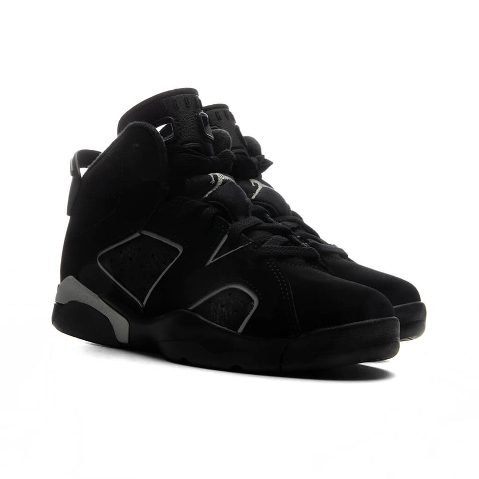 Air Jordan 6 Retro 'Cap and Gown' (PS) - Black/Reflect Silver/Black