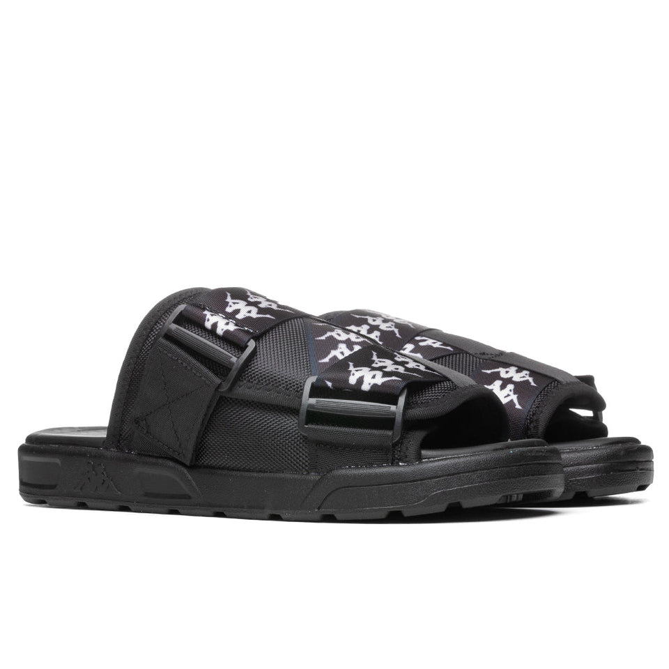 222 Banda Mitel 1 Sandals - Black/White