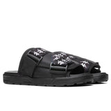 222 Banda Mitel 1 Sandals - Black/White