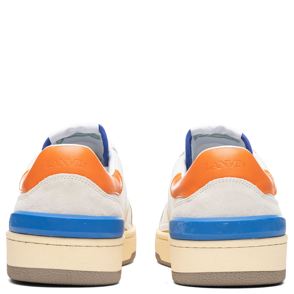 Clay Low Top Sneakers - White/Yellow