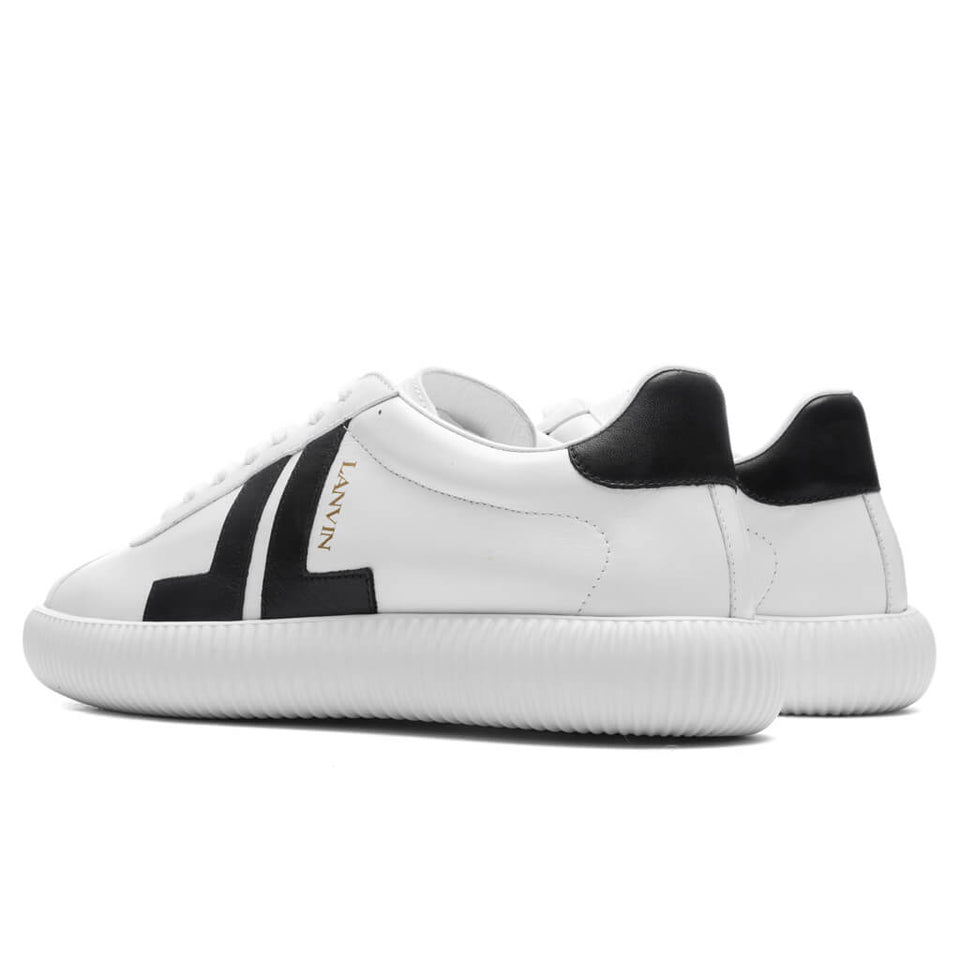 Glen Low Top Sneakers - White/Black
