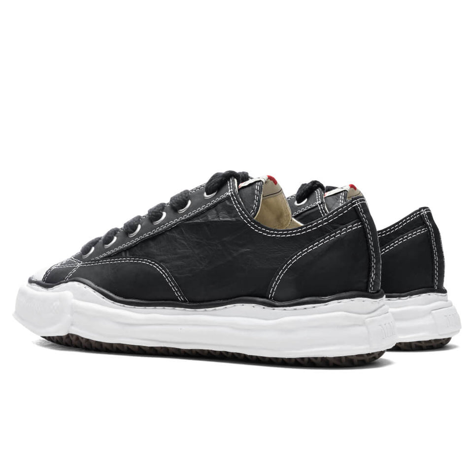 Peterson Low OG Sole Paper Like Leather Sneaker - Black
