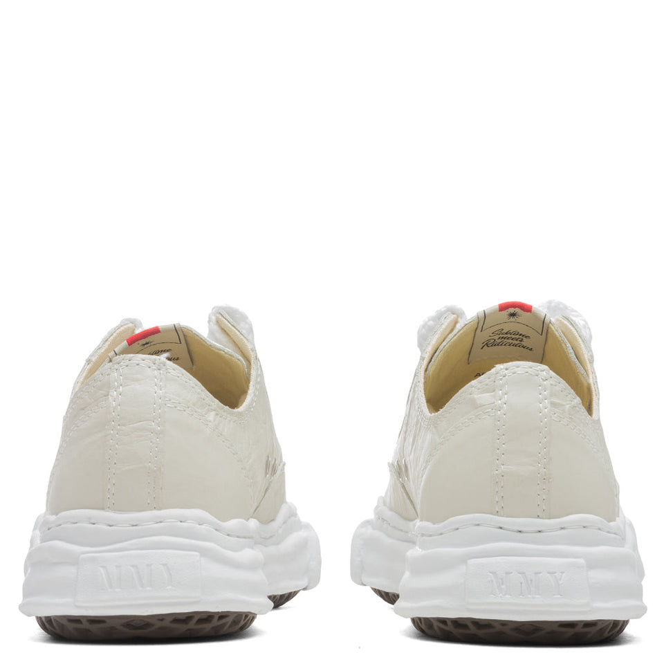 Peterson Low OG Sole Paper Like Leather Sneaker - White