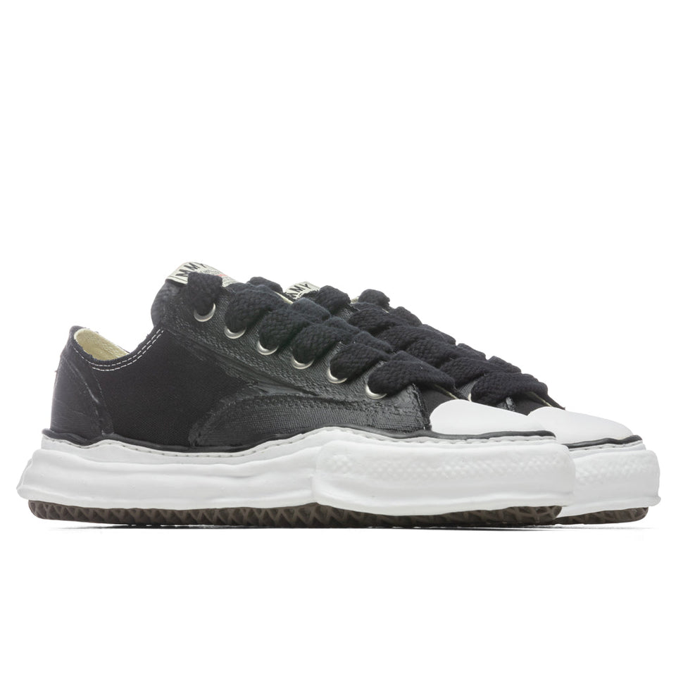 Peterson Low OG Sole Rubber Painted Canvas Sneaker - Black
