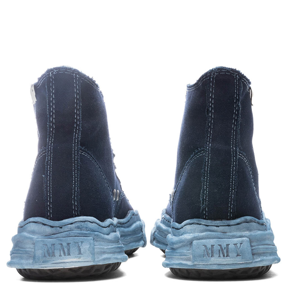 Hank High OG Sole Over Dyed Canvas Sneaker - Navy