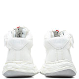 Wayne High OG Sole Washed Canvas Sneaker - White