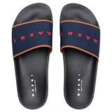 Sandal - Blue Marine/Maroon Red