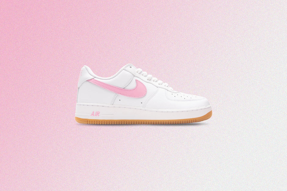 Air Force 1 Low Retro - White/Pink/Gum Yellow