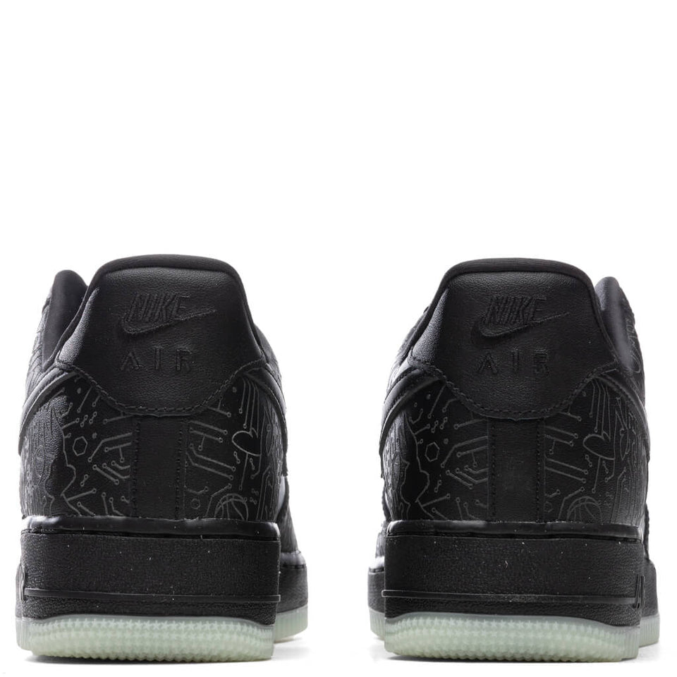 Air Force 1 '07 - Black/Light Blue Fury