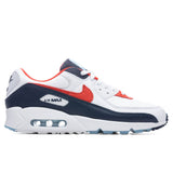 Air Max 90 - White/Chile Red