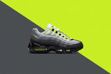 Air Max 95 OG (GS) - Black/Neon Yellow