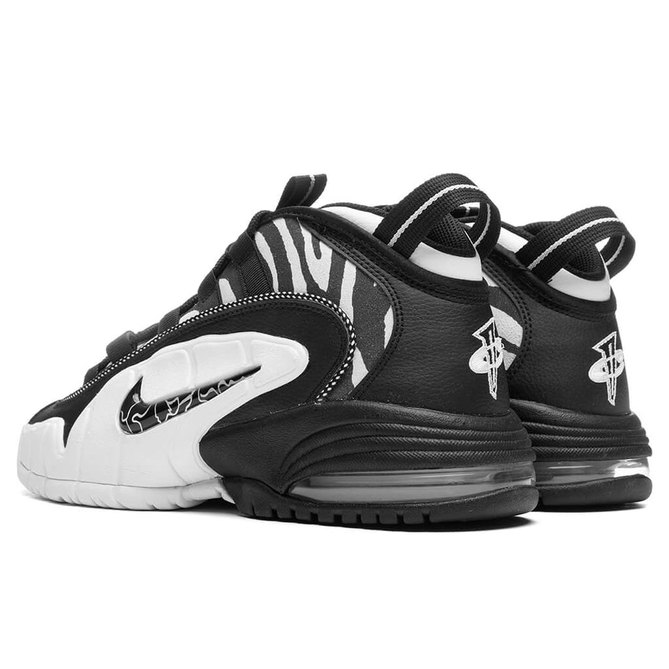 Air Max Penny Tiger Stripes - Black/Black/Vast Grey