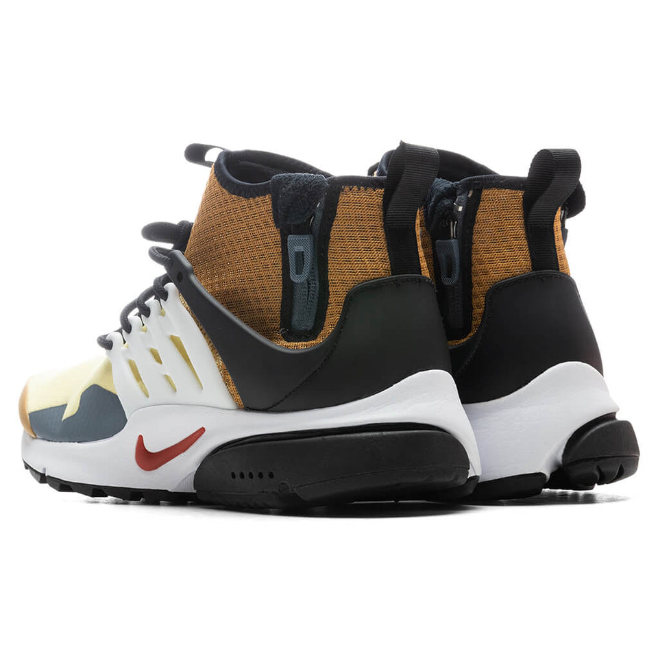 Air Presto Mid Utility - Bicycle Yellow/Cinnabar/Wheat