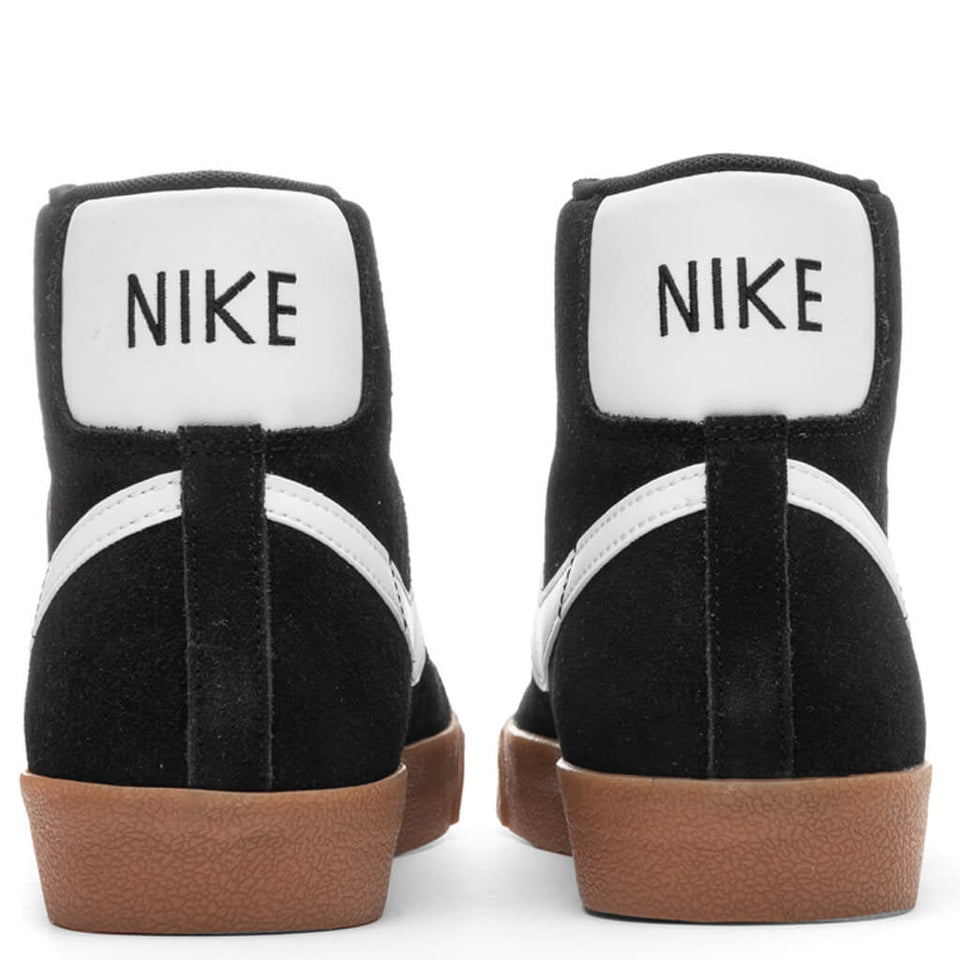 Blazer Mid '77 Suede - Black/White/Gum