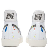 Blazer Mid '77 "Paint Splatter" - White/Black