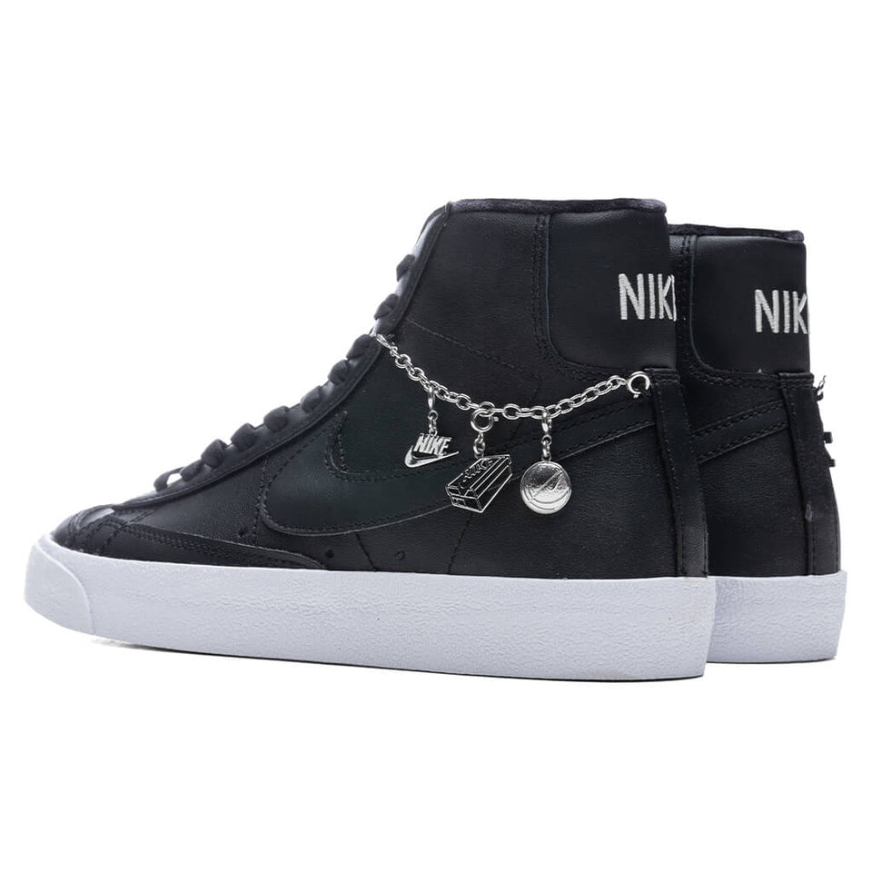 Women's Blazer Mid '77 LX - Black/Black/Metallic Silver