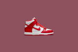 Dunk High (PS) - White/University Red