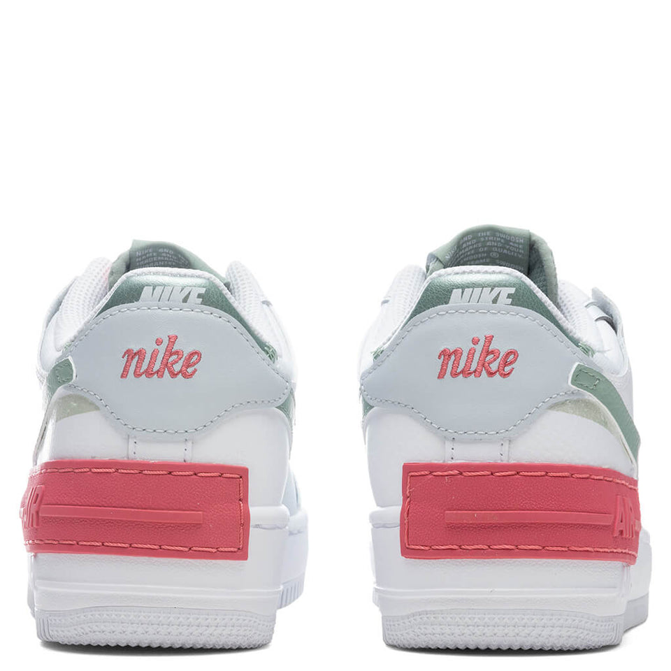 Women's Air Force 1 Shadow - White/Jade Smoke
