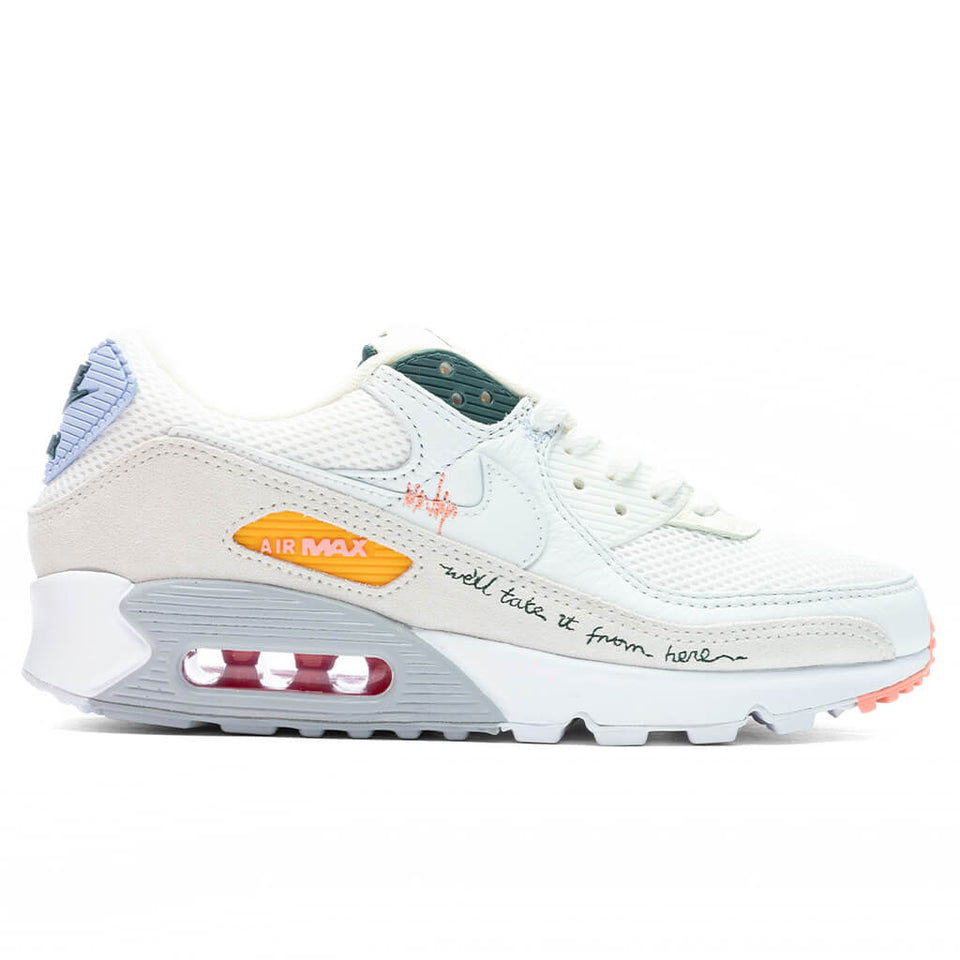 Air Max 90 Women's - Summit White/Pro Green