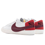 Women's Blazer Low '77 Jumbo - White/Dark Beetroot /Cinnabar/ Black